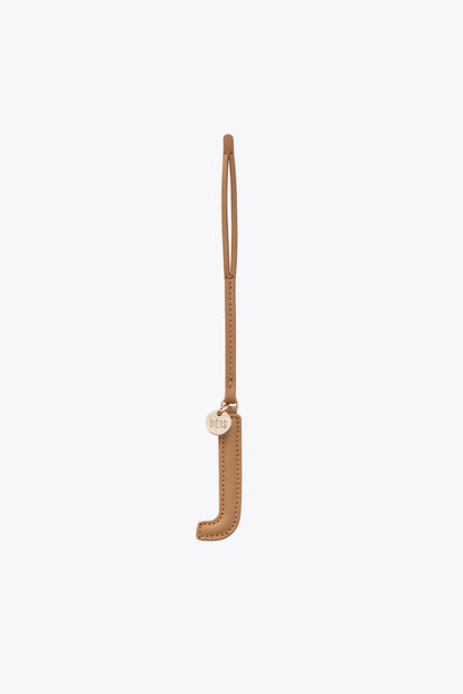 The Letter Charm in Camel
