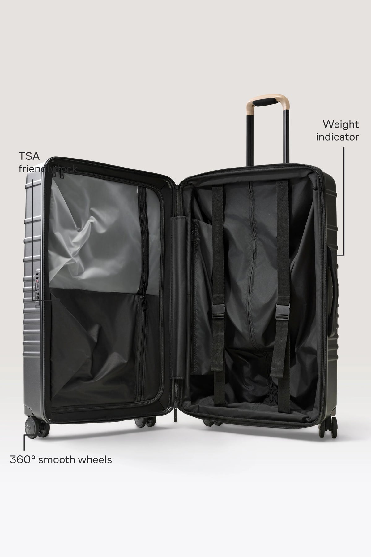 The Large Check-In Roller in Black